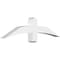 Ekena Millwork Bellingham Architectural Grade PVC Gable Bracket, 48"W x 12"H x 4"D x 4"F, 6/12 Pitch GBP048X12X0404BEL00 - alternate 1